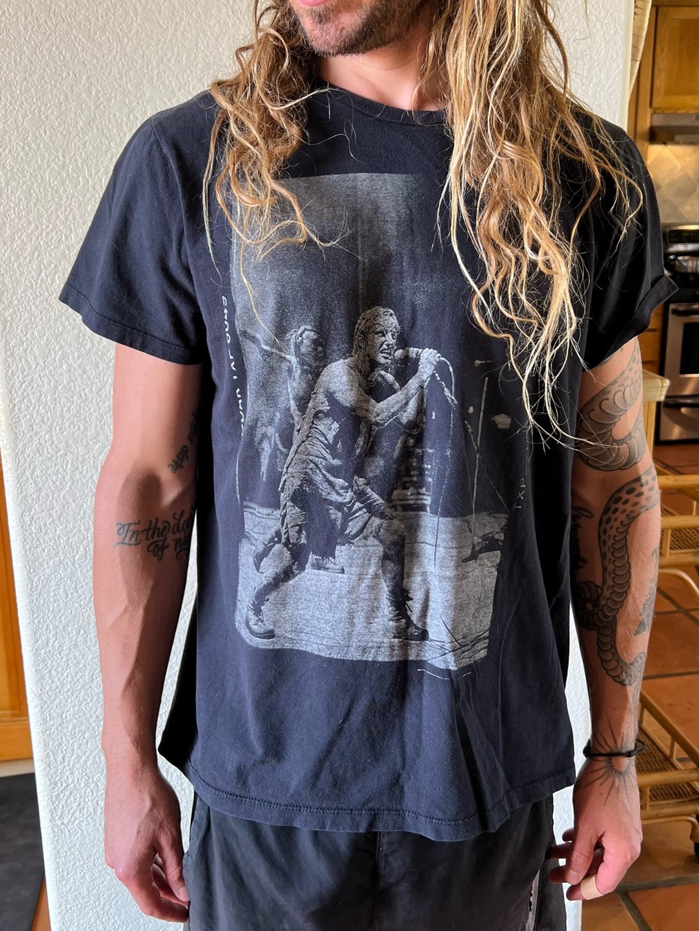 Nine Inch Nails Self Destruct 1994 black cotton vintage t-shirt